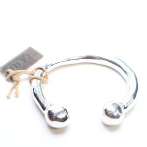Uno de 50 Silver Tone Zen Interchangeable Ball Cuff Bracelet $155